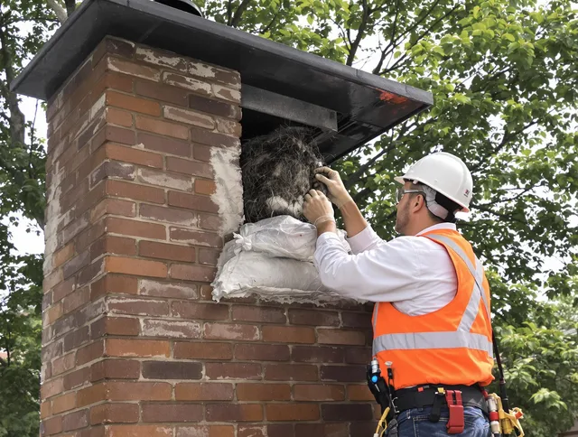 Humane removal of debris and animals by Miami Chimney Sweep in Miami, FL
