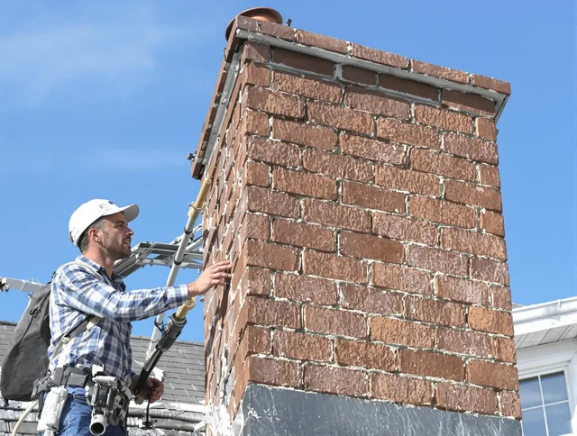 Brickwork for a chimney rebuild by Miami Chimney Sweep in Miami, FL