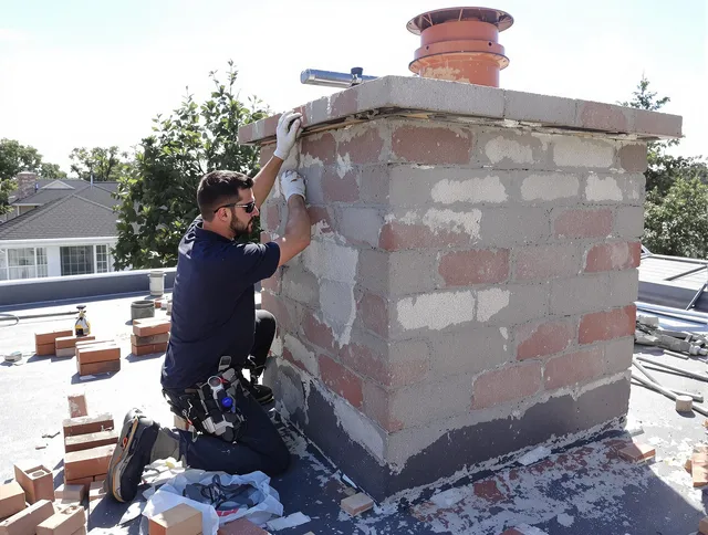 Advanced chimney repair process by Miami Chimney Sweep in Miami, FL