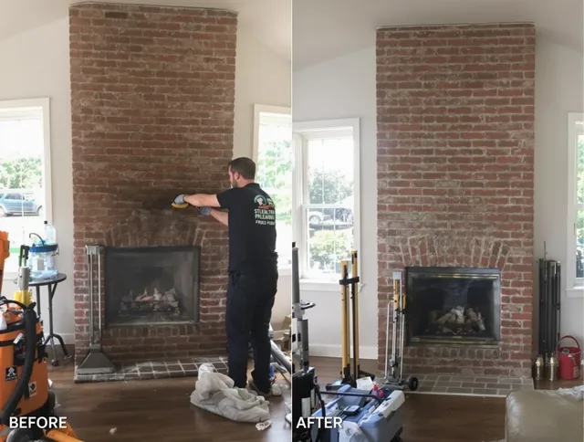 Finished chimney sweeping service by Miami Chimney Sweep in Miami, FL